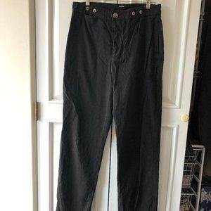 Bassike Button Detail Chino Pants